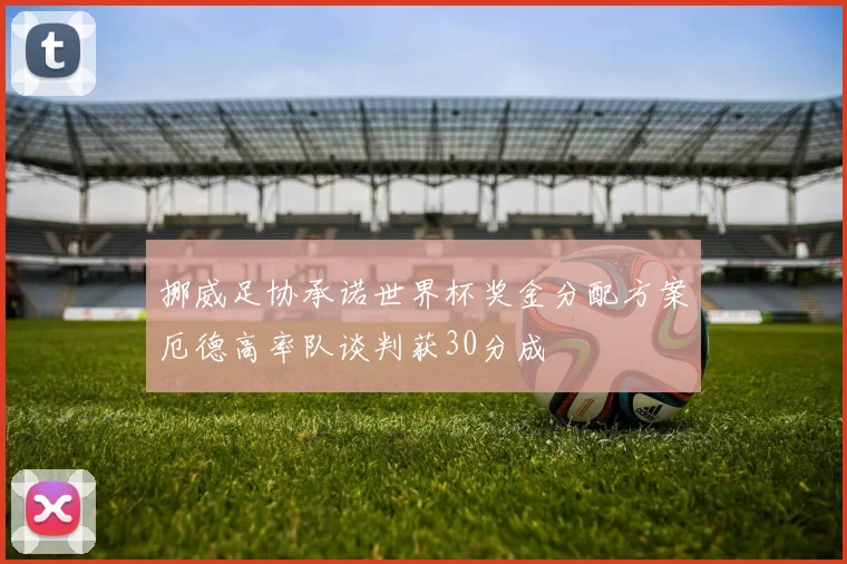 挪威足协承诺世界杯奖金分配方案厄德高率队谈判获30分成